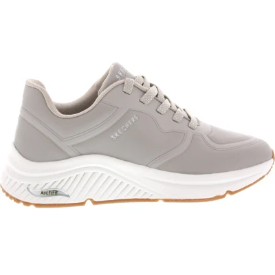 Afbeelding van Skechers ARCH FIT Dames Sneakers laag, Dames, Maat: 36, Beige Hoogwaardig imitatieleer