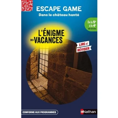Image de Enigme des vacances Escape game de la 5ème à 4ème Dans le château hanté