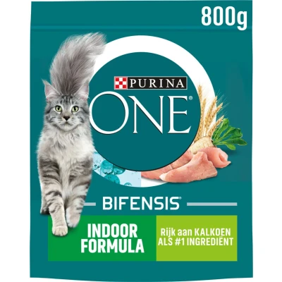 Afbeelding van Purina One Indoor Kalkoen 800 gr