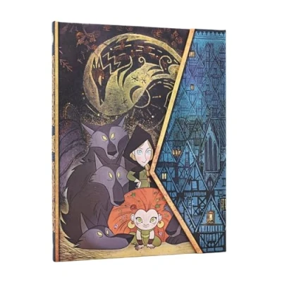 Afbeelding van Paperblanks Wolfwalkers Irish Folklore Trilogy Hardcover Journals Ultra Unlined Wrap 144 Pg 120 GSM