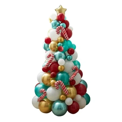 Afbeelding van Ginger Ray Ballon kerstboom Novalty Zuurstok