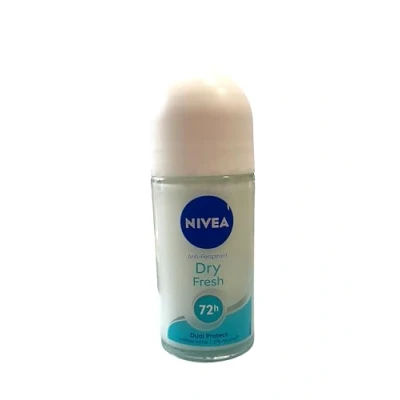 Afbeelding van NIVEA Dry Comfort Fresh roll on 6 stuks (6 x 50 ml) anti transpirant deodorant met 72 uur bescherming damesverzorging, getest in het echte leven