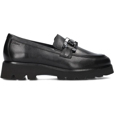 Afbeelding van SIOUX Meredira Loafers Dames Instappers Zwart Maat 36