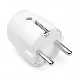 Afbeelding van Schuko stekker Q link (Randaarde, 16 A, Wit)