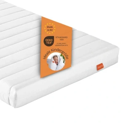 Afbeelding van sleepling Rolmatras Basic 30 kindermatras Max hardheid 2, 70 x 140 8 cm, wit