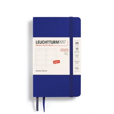 Afbeelding van Leuchtturm1917 Weekly Planner A6 Pocket 12 maanden 2025 Softcover Ink