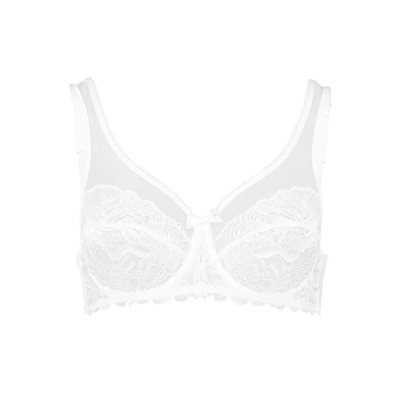 Afbeelding van DIM Generous Essential Underwire BRA Beugel BH, Dames, Maat: 80C, White