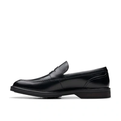 Afbeelding van Clarks Aldwin Step heren, Zwart leder