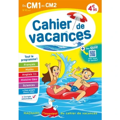 Image de Cahier de vacances 2025, du CM1 vers le CM2 9 10 ans