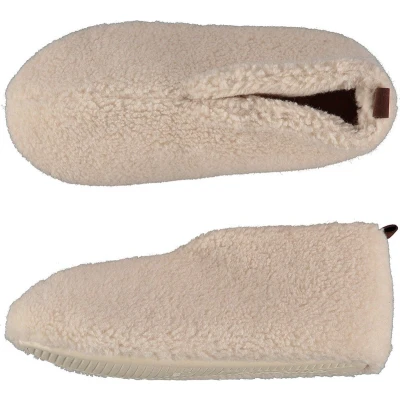 Afbeelding van Apollo Sloffen dames mules Offwhite Teddy Wol maat 41/42 Pantoffels 41