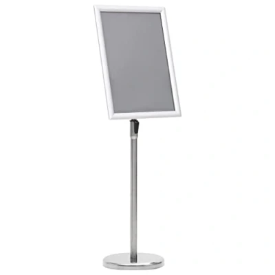 Afbeelding van vidaXL A3 poster standaard zilver aluminiumlegering