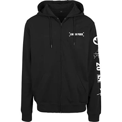 Afbeelding van Merchcode Sweater met rits, Heren, Maat: XL, Black