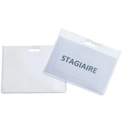 Image de Badge Sans Clip 60x90mm En Pvc Boite De 25