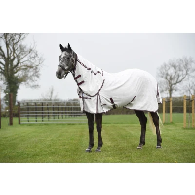 Image de Weatherbeeta Couverture d&#039;Été Hybrid Seasons Combo Neck White/MaroonVendu par Agradi