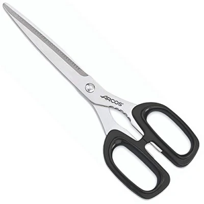 Afbeelding van Arcos Serie Prochef keukenschaar, roestvrijstalen lemmet, 220 mm, handvat van polypropyleen, zwart