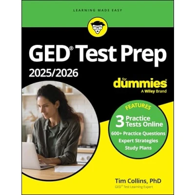 Afbeelding van GED Test Prep 2025/2026 For Dummies