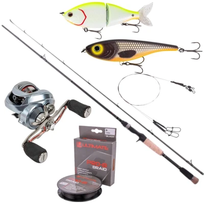 Afbeelding van Ultimate Vital Baitcasting Hengelset Vissets