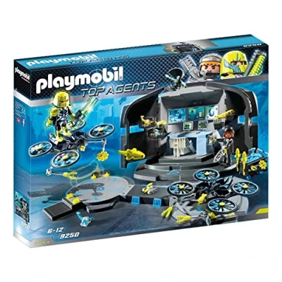 Image de Playmobil Top Agents 9250 Centre de commandement du Dr. Drone