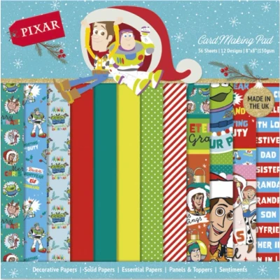 Afbeelding van Toy Story Christmas 8x8 Card Making Pad Decorative Papers
