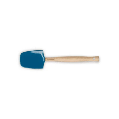 Afbeelding van Le Creuset premium grote lepelspatel deep teal 28 cm