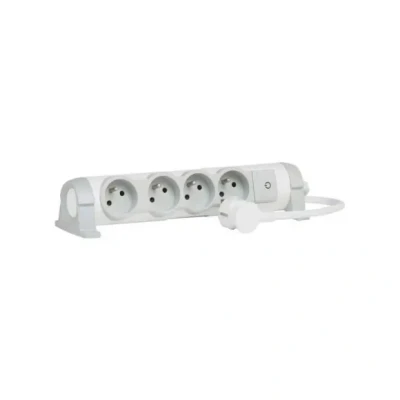 Afbeelding van Legrand 4V Stopcontact Premium +Sch +3M Grijs