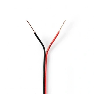 Afbeelding van Luidsprekerkabel op rol 100 meter (0.35 mm², Zwart)