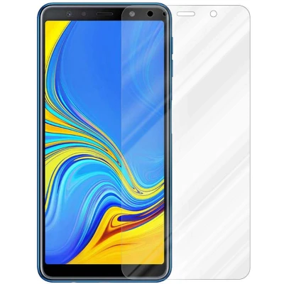 Afbeelding van Cadorabo Pantser film geschikt voor Samsung Galaxy J6 2018 in KRISTALHELDER Geharde (Tempered) display beschermglas 9H hardheid met 3D Touch (RETAIL PACKAGING)