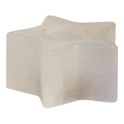 Afbeelding van Himalaya Salt Dreams Waxinelichthouder van zoutsteen Ster Wit