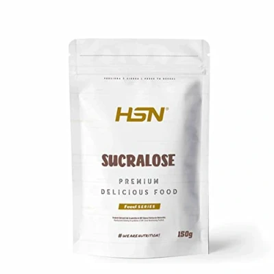 Afbeelding van HSN Sucralosepoeder, 150 g, calorievrije zoetstof, zoetstof voor fitnessrecepten, alternatief tafelsuiker, niet GMO, veganistisch, gluten en lactosevrij