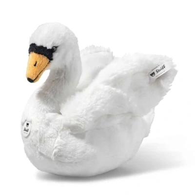 Afbeelding van Steiff 075544 Teddies voor Tomorrow Schana zwaan wit 20 cm