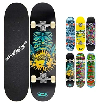 Afbeelding van Osprey Savages 31&quot; Skateboard Double Kick Pro Abec 7 Lagers Een Dynamisch Board voor Elke Skater