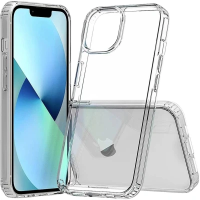 Afbeelding van JT Berlin Pankow Clear Backcover Apple iPhone 14 Transparant Inductieve lading