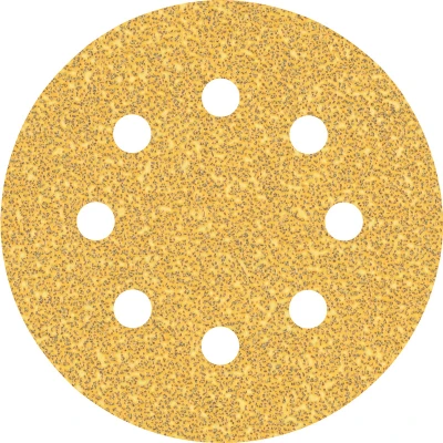 Image de BOSCH 2608900794 Feuille abrasive Expert C470 Best pour le bois et la peinture, diamètre 115 mm, grain 40, 8 trous (5 pcs)