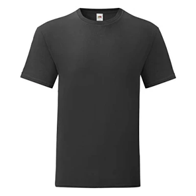Afbeelding van Fruit Of The Loom Kinder / Kinderen Unisex Valueweight T shirt met korte mouwen (Zwart)