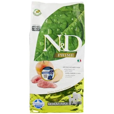 Afbeelding van N&amp;D Prime hondenvoeding Wild Zwijn medium/maxi 12 kg.