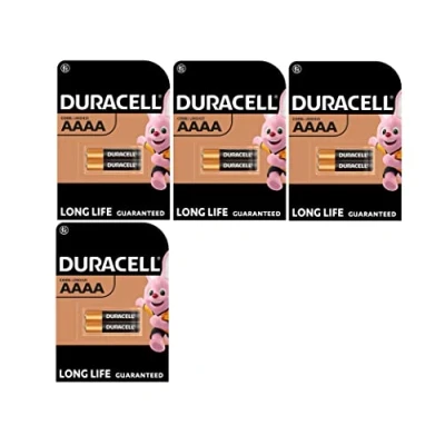 Afbeelding van 8 x Duracell AAAA alkaline batterijen (4 2 batterijen)