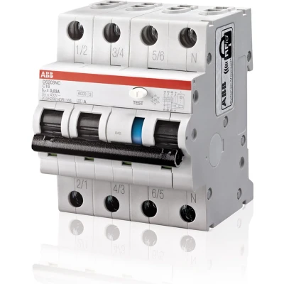 Afbeelding van ABB aardlekautomaat 3P+N C16 DS 203NC 0,03