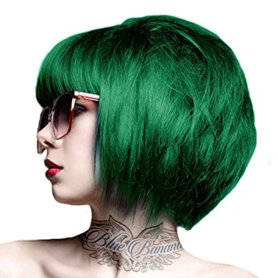 Image de Crazy Colour Lot de 2 colorations semi permanentes pour cheveux 100 ml Vert émeraude