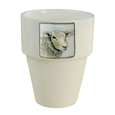 Afbeelding van Hofman Boerenwinkel Melkbeker Schaap One Size Kleurloos