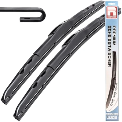 Afbeelding van Hybrid Flex Aero Ruitenwisserset, compatibel met Kia Stonic type YB vanaf 2017, 650 mm, 400 premium kwaliteit Recambo