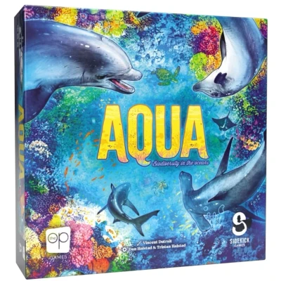 Afbeelding van AQUA: Biodiversity in the Oceans Bordspel Spannend Strategiespel voor Volwassenen en Gezinnen Vanaf 8 jaar 1 4 Spelers Engelstalige Editie