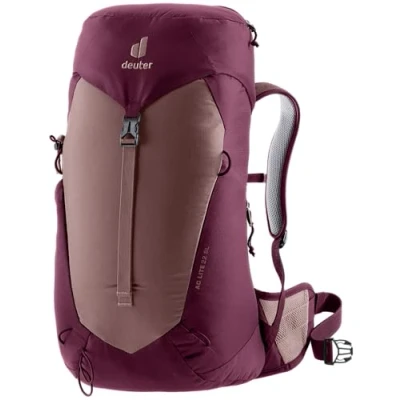 Afbeelding van Deuter Ac Lite 22 Sl Wandelrugzak voor dames, Ashrose zwarte bes, Minimalistisch