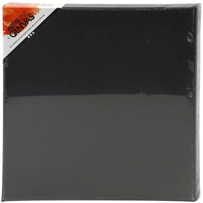 Afbeelding van ArtistLine Canvas, afm 30x30 cm, zwart, 360 gr, 10 stuks