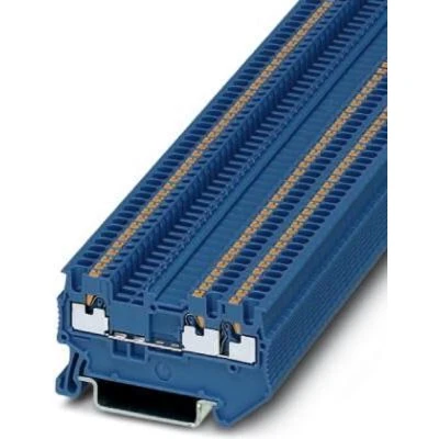 Afbeelding van Phoenix Contact PT 1,5/S TWIN BU 3208168 Doorgangsserieklem Aantal polen: 3 0.14 mm² 1.5 Blauw 50 stuk(s)