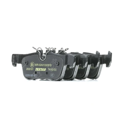 Afbeelding van TEXTAR 2533101 Remblokkenset Geschikt voor slijtage waarschuwingscontact BMW: X1, 1 Hatchback, 2 Gran Tourer, MINI: Countryman, Clubman