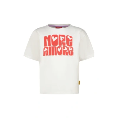 Afbeelding van Vingino Hanou Tshirt print voor kinderen, Maat: 92, Real white