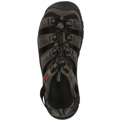 Afbeelding van Keen Sandalen Outdoorsandalen, Heren, Maat: 43, Grey/black Imitatieleer/ textiel