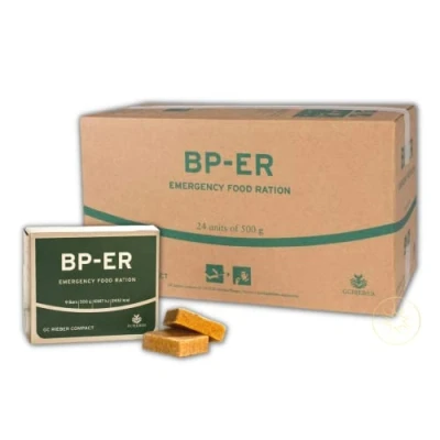 Afbeelding van BP ER Elite Emergency Food Voeding voor Noodgevallen 24 x 500 gram eenheid langdurige voeding, product BPA vrij en hermetisch verzegeld (certificaat van de handelaar Lebenskraft mogelijk niet beschikbaar in het Nederlands)