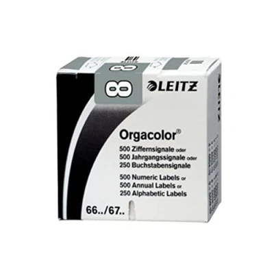 Afbeelding van LEITZ Orgacolor 66081000 aantal signaalkaarten, 20,3 cm, grijs, 500 stuks