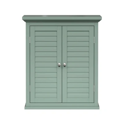 Afbeelding van Teamson Home Glancy Wandkast 2 Deuren Salie Landelijke Stijl